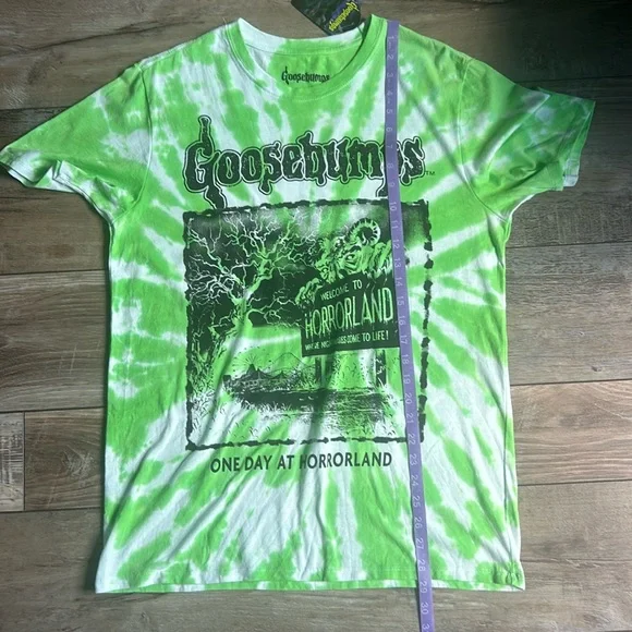 NWT Goosebumps Tie Dye Welcome to Horrorland T Shirt Medium - Picture 5 of 9